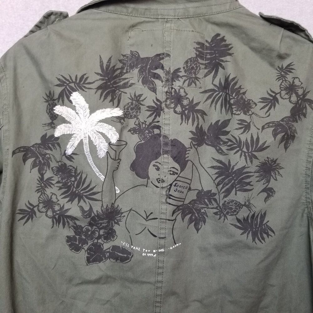 Scotch & Soda Women's Jacket Size Small Amsterdam Couture Military Parka